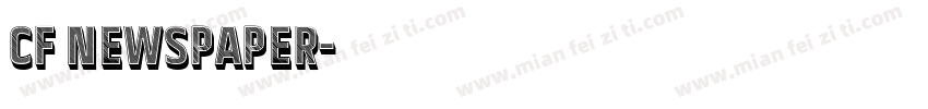 Cf Newspaper字体转换